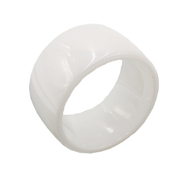 Fashion Hot Sell White Ceramic Ring Couple Rings Bijoux